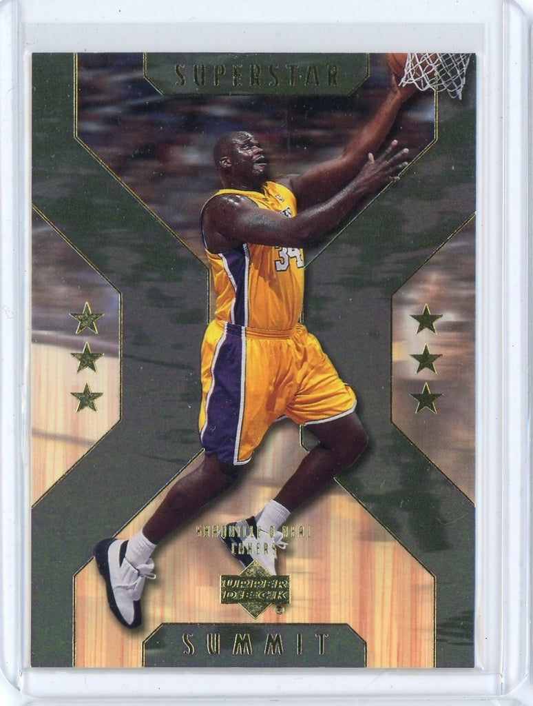 2002-03 Upper Deck Basketball Shaquille O'Neal Superstar Summit Card #SS5