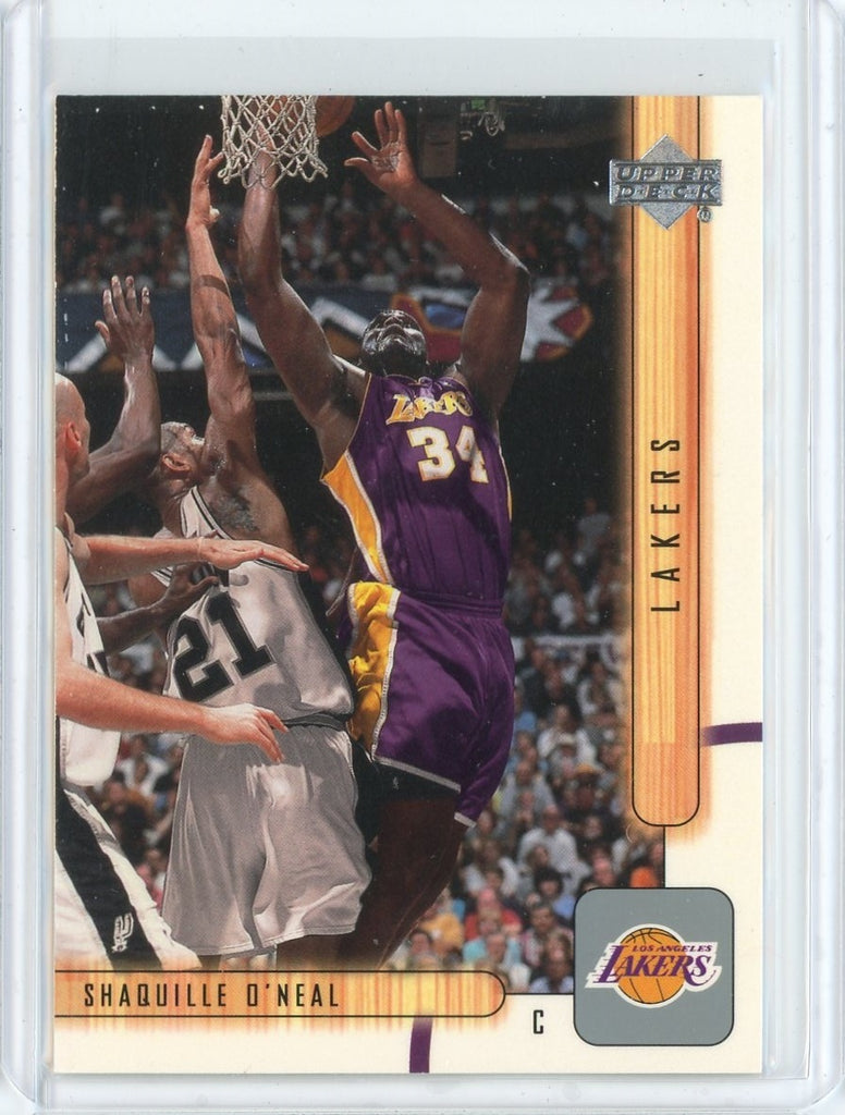 2001-02 Upper Deck Basketball Shaquille O'Neal Card #75