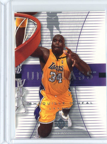 2003-04 Upper Deck Glass Basketball Shaquille O'Neal Card #25