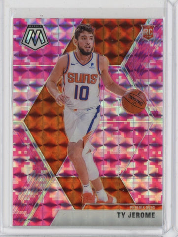 2019-20 Panini Mosaic Basketball Ty Jerome Pink Camo Prizm RC Card #237