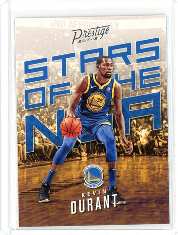 2017-18 Panini Prestige Basketball Kevin Durant Stars of the NBA Card #5