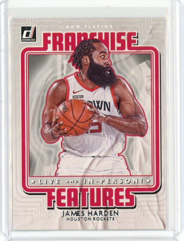 2020-21 Panini Donruss Basketball James Harden Franchise Features Card #11