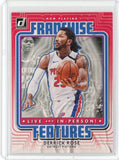 2020-21 Panini Donruss Basketball Derrick Rose Franchise Features Card #9