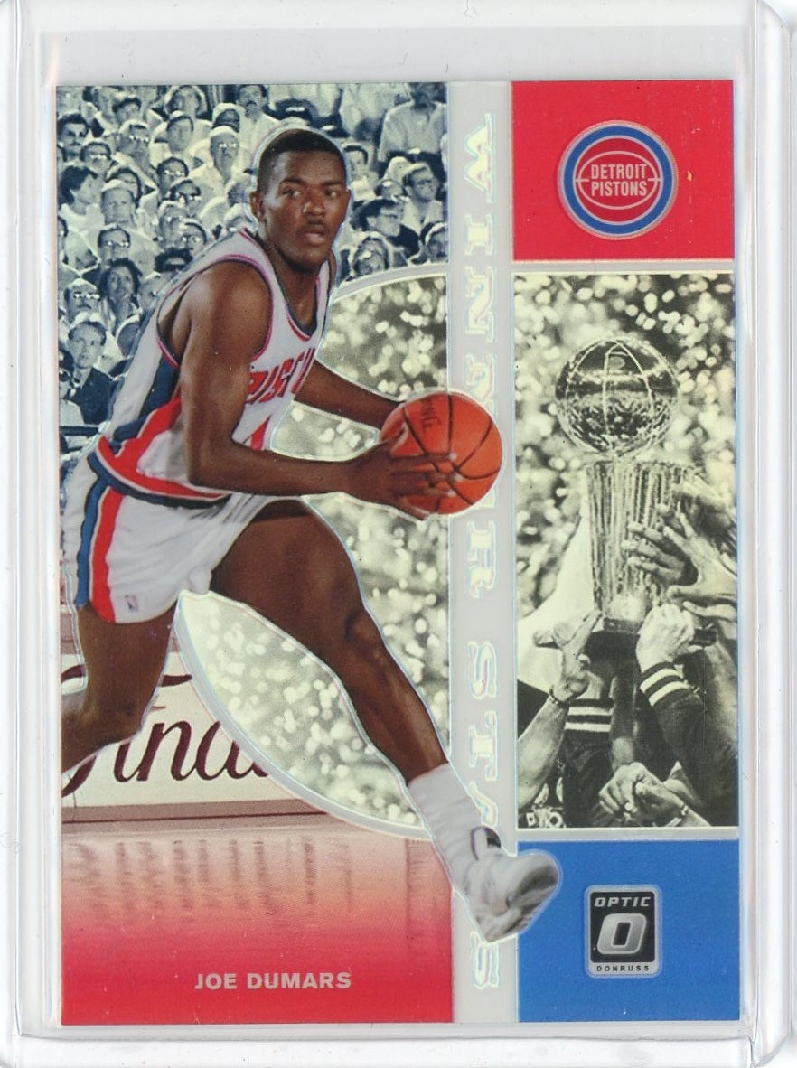 2019-20 Panini Donruss Optic Basketball Joe Dumars Winner Stays Card #5