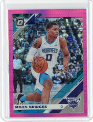 2019-20 Panini Donruss Optic Basketball Miles Bridges Hyper Pink Prizm Card #34