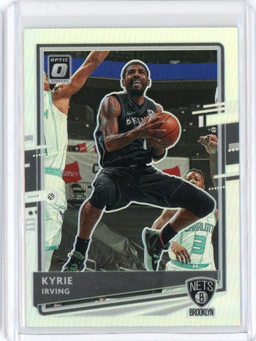 2020-21 Panini Donruss Optic Basketball Kyrie Irving Silver Prizm Card #101