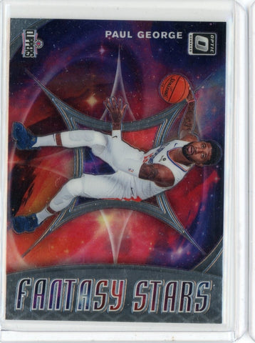 2019-20 Panini Donruss Optic Basketball Paul George Fantasy Stars Card #6