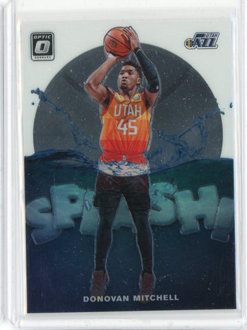 2019-20 Panini Donruss Optic Basketball Donvan Mitchell Spalsh Card #9