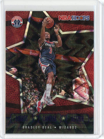 2020-21 Panini NBA Hoops Basketball Bradley Beal Lights Camera Action Explosion Parallel Card #5