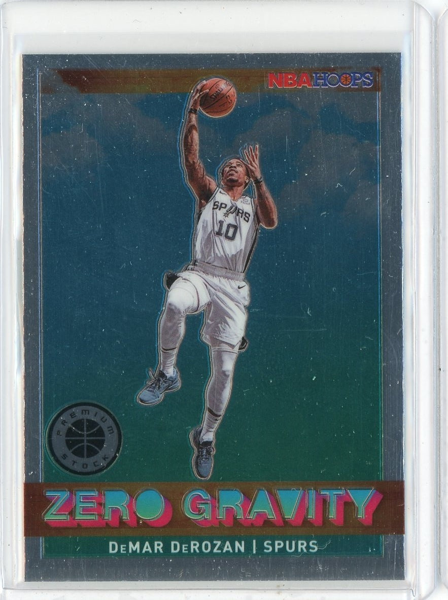 2019-20 Panini NBA Hoops Basketball Demar DeRozan Zero Gravity Card #4
