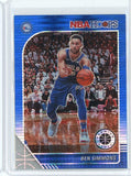 2019-20 Panini NBA Hoops Basketball Ben Simmons Blue Pulsar Prizm Card #144