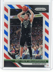 2018-19 Panini Prizm Basketball Matthew Dellavedova Red White Blue Prizm Card #266