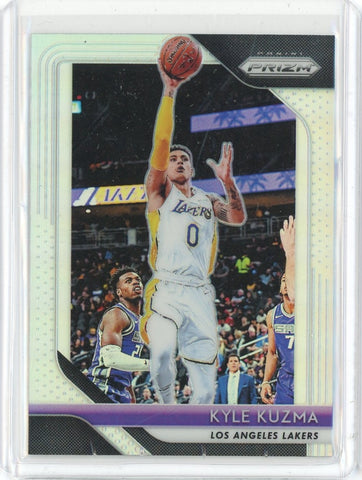 2018-19 Panini Prizm Basketball Kyle Kuzma Silver Prizm Card #16