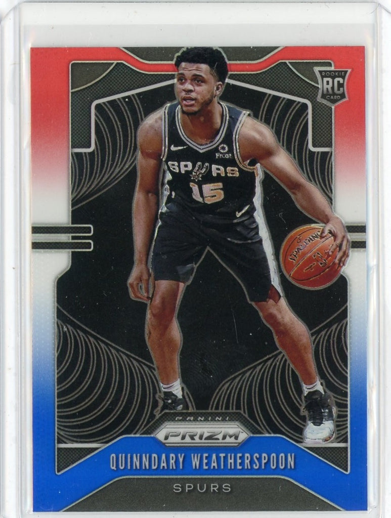 2019-20 Panini Prizm Basketball Quinndary Weatherspoon Red White Blue Prizm Card #285
