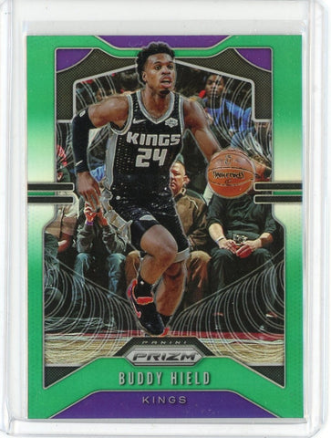 2019-20 Panini Prizm Basketball Buddy Hield Green Prizm Card #127