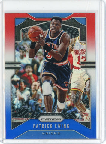 2019-20 Panini Prizm Basketball Patrick Ewing Red White Blue Prizm Card #13