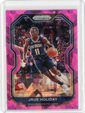 2020-21 Panini Prizm Basketball Jrue Holiday Pink Cracked Ice Prizm Card #75