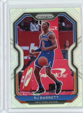 2020-21 Panini Prizm Basketball Rj Barrett Silver Prizm Card #241