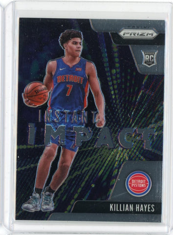 2020-21 Panini Prizm Basketball Killian Hayes Instant Impact RC Card #5