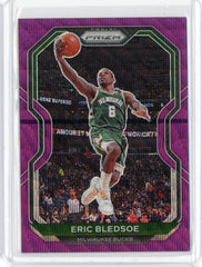 2020-21 Panini Prizm Basketball Eric Bledsoe Purple Wave Prizm Card #17