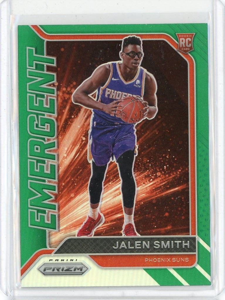 2020-21 Panini Prizm Basketball Jalen Smith Emergent Green Prizm Card #9