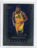 2020-21 Panini Select Basketball Udoka Azubuike Rookie Selections RC Card #26