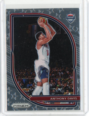 2020-21 Panini Prizm Basketball Anthony Davis USA Card #8