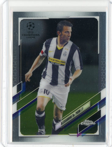 2021 Topps Chrome Soccer Alessandro Del Piero Card #14