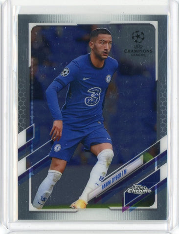 2021 Topps Chrome Soccer Hakim Ziyech Card #84