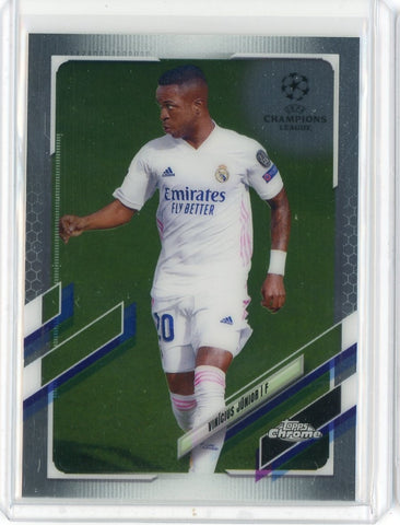 2021 Topps Chrome Soccer Vinicius Junior Card #89