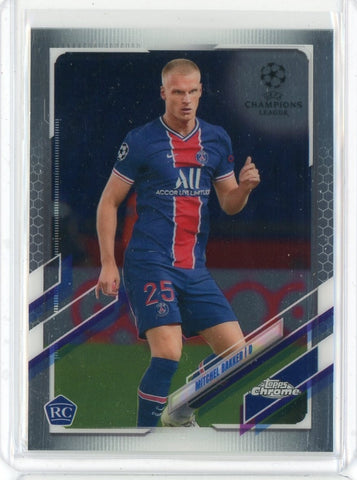 2021 Topps Chrome Soccer Michael Bakker RC Card #51