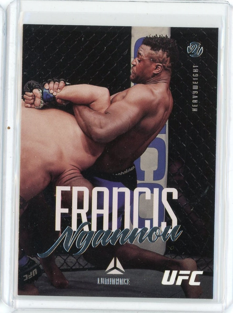2021 Panini Chronicles UFC Francis Ngannou Luminance Card #58