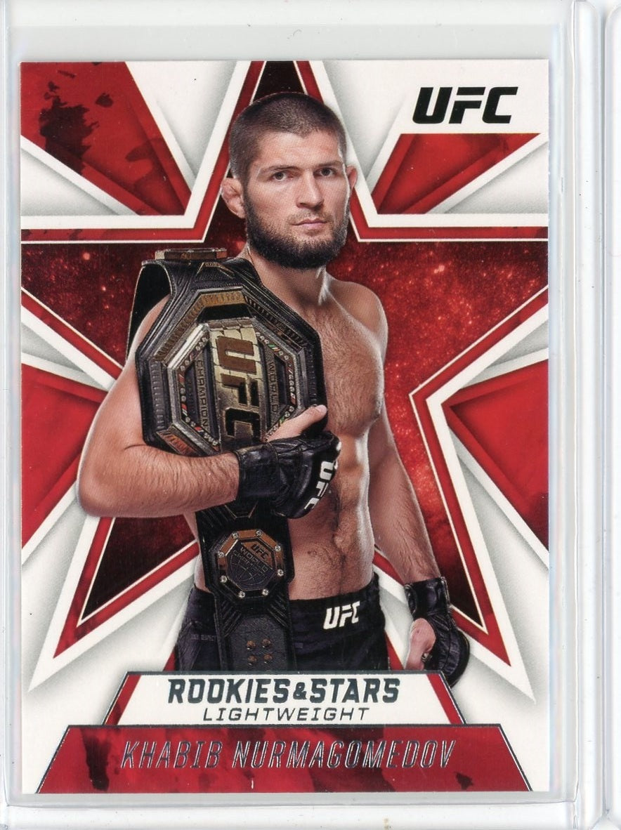 2021 Panini Chronicles UFC Khabib Nurmagomedov Rookies Stars Card #81