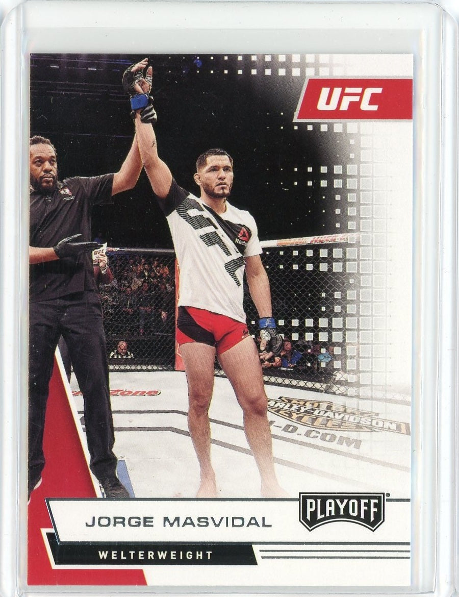2021 Panini Chronicles UFC Jorge Masvidal Playoff Card #66