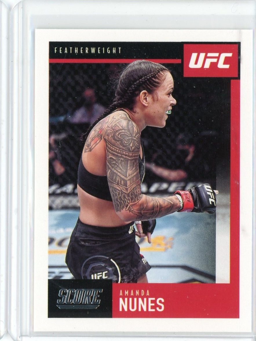 2021 Panini Chronicles UFC Amanda Nunes Score Card #97