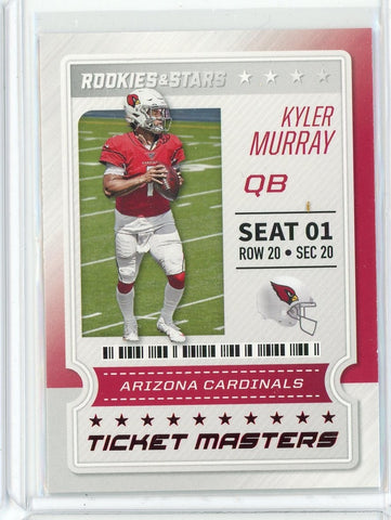 2020 Panini Rookies Stars NFL  Kyler Murray Ticket Masters Card #7