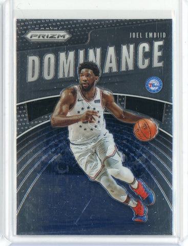 2020-21 Panini Prizm Basketball Joel Embid Dominance Card #14