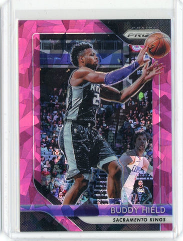 2018-19 Panini Prizm Basketball Buddy Hield Pink Cracked Ice Prizm Card #171