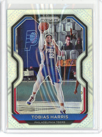 2020-21 Panini Prizm Basketball Tobias Harris Silver Prizm Card #202