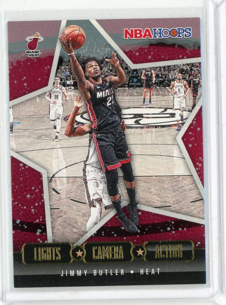 2020-21 Panini NBA Hoops Basketball Jimmy Butler Lights Camera Action Card #15