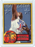 1996-97 Fleer Basketball Dennis Rodman NBA All Star Card #296