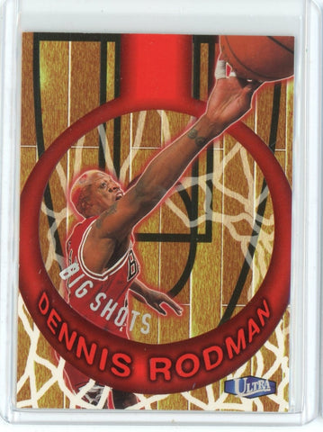 1997-98 Fleer Ultra Basketball Dennis Rodman Big Shots Card #5 of 15