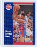 1991-92 Fleer Basketball Dennis Rodman Card #63