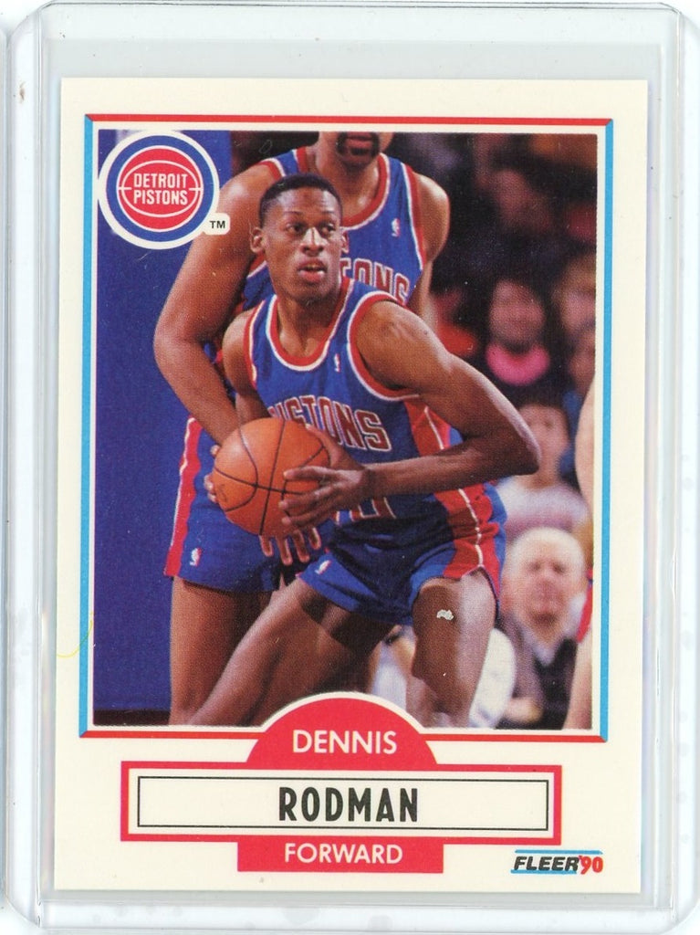 1990-91 Fleer Basketball Dennis Rodman Card #59