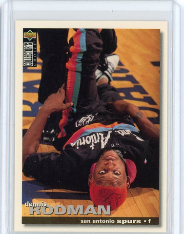 1995-96 Upper Deck Collectors Choice Basketball Dennis Rodman Card #10