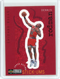 1997-98 Upper Deck Collectors Choice Basketball Dennis Rodman Sticker #S4