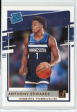 2020-21  Donruss Anthony Edwards RC Card #201