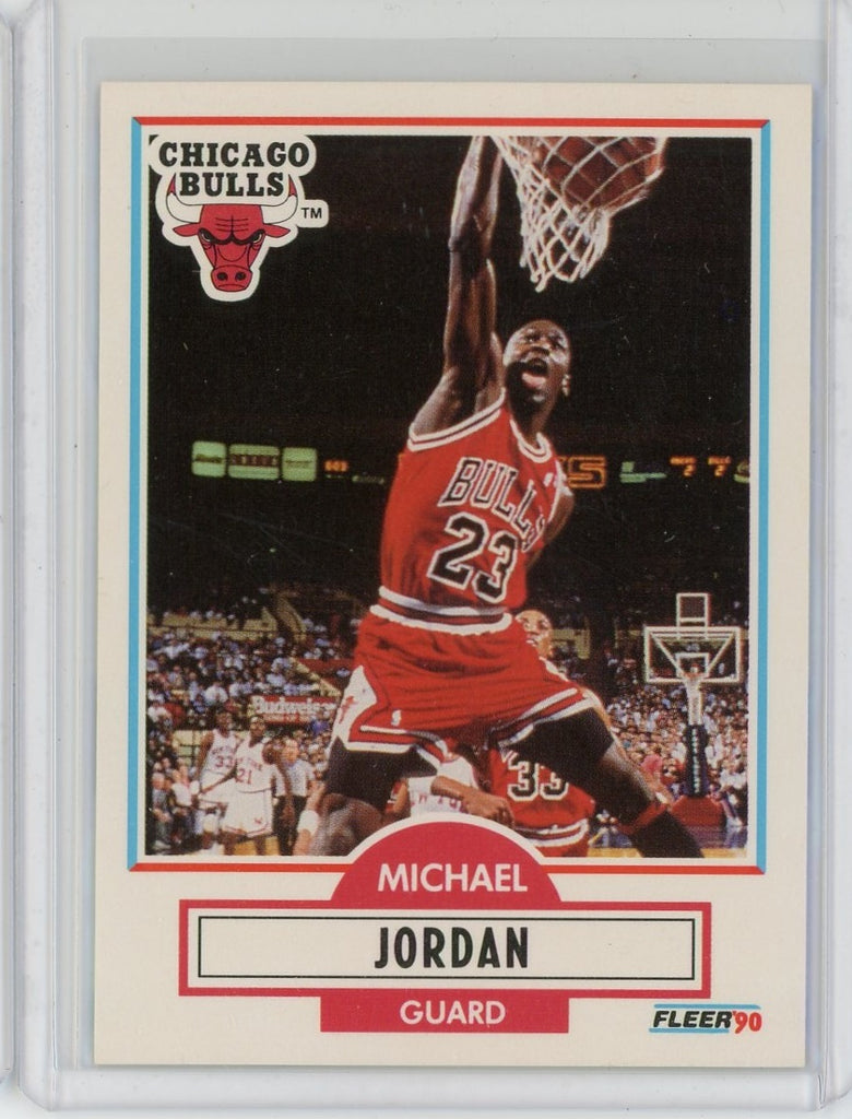 1990-91 Fleer Basketball Michael Jordan Card #26