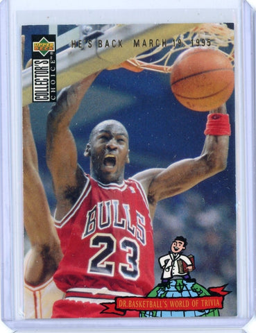 1994-95 Upper Deck Collectors Choice Michael Jordan He's Back Card #402