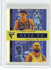 2020-21 Panini Flux Basketball Josh Green Patty Mills Silver Prizm Card #35